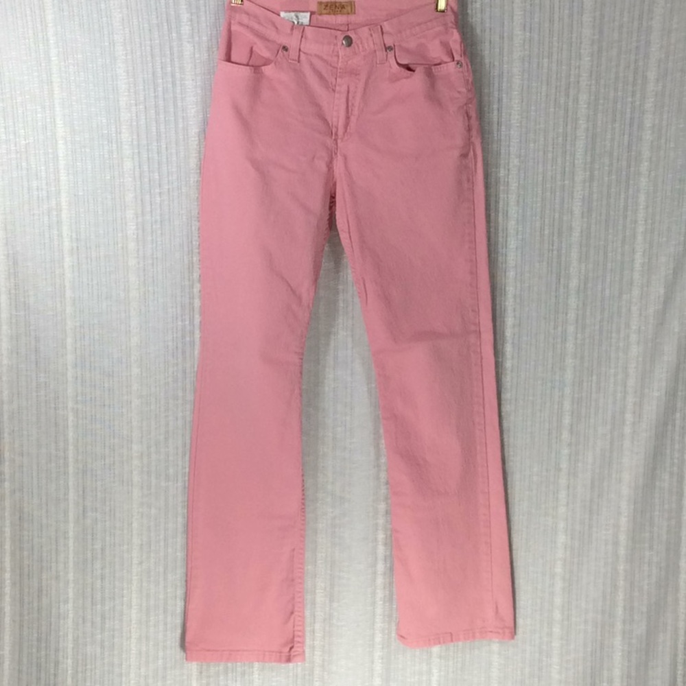 Vintage Zena Bubblegum Pink High Waist Mom Jeans 8